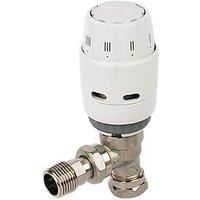 Danfoss RAS-C White Angled Thermostatic TRV 10mm x 1/2" (33140)