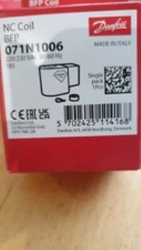 Danfoss 071N0010 Bfp Pump Coil 240V 071N0010, 071N0051, 071N1006,65327118