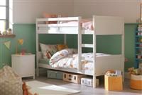 Argos Home Detachable Bunk Bed with Trundle  White