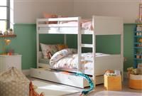 Argos Home Detachable Bunk Bed with Storage  White