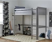 Argos Home Brooklyn High Sleeper Bed Frame  Grey