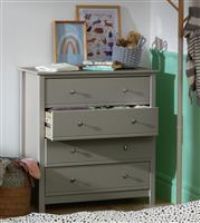 Argos Home Brooklyn 4 Drawer Chest  Grey