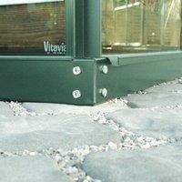 Vitavia Saturn 8' x 8' Green Coated Perimeter Base