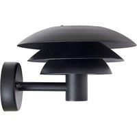 Dyberg Larsen - DL20 Outdoor Wall Lamp Black - Stainless Steel - 20W LED - Outdoor - Danish Design - Modern - Light