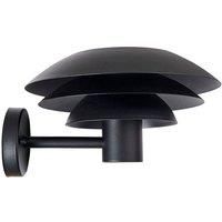 Dyberg Larsen DL25 Outdoor Wall Lamp, Black