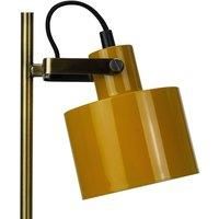 Dyberg Larsen - Ocean Table Lamp Curry/Brass/Turquoise - Metal - E14/40W - Indoor - Danish Design - Modern - Light