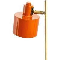 Dyberg Larsen Ocean table lamp, orange/brass