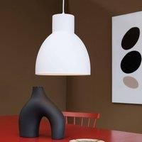 Dyberg Larsen Coast pendant light, 25 cm, white