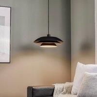 Dyberg Larsen DL45 hanging lamp, metal, black