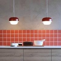 Dyberg Larsen Haipot hanging light, dark red