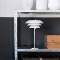 Dyberg Larsen - DL20 Opal/Chrome Table Lamp - Glass/Metal - 33W - Indoor - Danish Design - Modern - Light