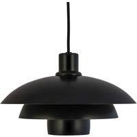 Dyberg Larsen Morph hanging light, black, 30 cm, metal
