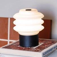 Dyberg Larsen LED table lamp Diva, white/black