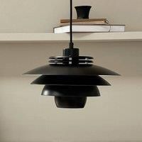 Dyberg Larsen hanging light Ejka mini, black, 30 cm, metal
