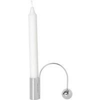 ferm LIVING Candlestick Balance, chrome, brass, 9.5 cm
