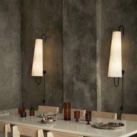 ferm LIVING Ancora wall light, plug, textile, 98.5 cm