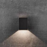 Fold Indoor Outdoor Patio Terrace Bathroom Wall Light in Black (Diam) 10.5cm