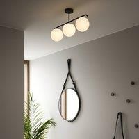 Nordlux Grant Pendant Ceiling Light in Black - Homeware Indoor Living Hallway Bedroom Lighting Décor - E14 Class 2 (Double Isolated) 3x25 Watts 230V IP20 Dimmable