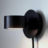 Nordlux UK Clyde LED Mood Maker Wall Light in Black - Homeware Lighting Home Contemporary Interior Decorative Simple Décor Living Room Kitchen Bedroom – LED Dimmable Light 350 Lumen 5W – 100 x 100mm