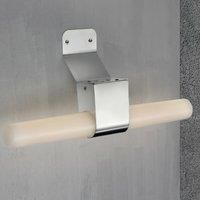 Nordlux Helva Double LED bathroom wall light, nickel