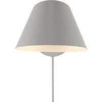 DFTP by Nordlux Stay Short wall light with a plug, grey