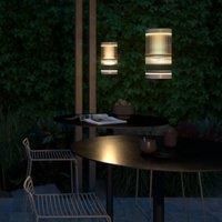 Nordlux Coupar outdoor pendant light, 13 cm, sand
