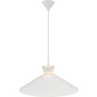 Nordlux Dial pendant light with metal shade, white, 45 cm
