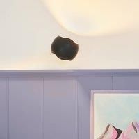 Nordlux Belir wall light up/down with a plug, black