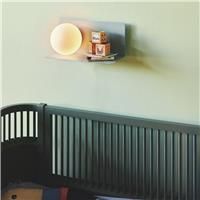 Lilibeth Indoor Shelf Wall Light in Blue (Height) 16cm