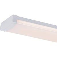 Nordlux Wilmington LED batten light, length 90.5 cm, white, plastic