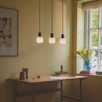 Milford Mini 3-Rail Kitchen Dining Room Pendant Light in Black