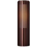 Nordlux Aludra 45 Seaside pillar light, aluminium, brown metallic