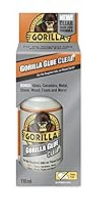 GORILLA GLUE 1244401 Purpose Adhesive 110ml, Crystal Clear