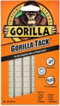 Gorilla Removable Mounting Putty Tack Tabs Squares Sticky Pads Adhesive