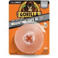 Gorilla Tough & Clear Double Sided XL Mounting Tape X1