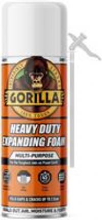 Gorilla Heavy Duty Expanding Foam 353ml - Multi-Purpose, Durable & Seals out Air, Moisture & Pests | No Shrinkage & Maximum Seal | For Indoor & Outdoor* Use