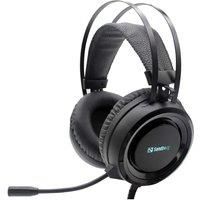 Sandberg Dominator Headset, Dominator Headset, Headset, Headset, Headband, Gaming, Black, Binaural, 2.1 m