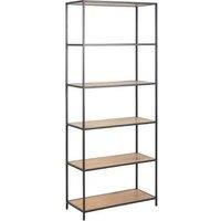 Serving Trolley With Glass Top Black Metal Frame Industrial