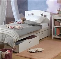 Habitat Mia Single Bed Frame with 2 Drawers  White
