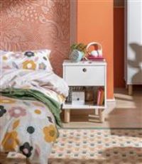 Habitat Kids Eden 1 Drawer Bedside Table  White