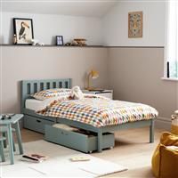 Habitat Ronnie Single Bed Frame and Drawer - Grey