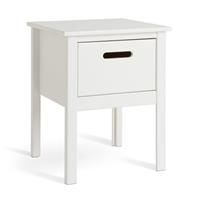 Habitat Ronnie Bedside Table - White