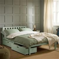 Habitat Kids Ronnie Small Double Bed and Drawer - Green