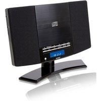 DENVER MC-5220, Black, Wall-Mountable, Music System, CD, FM Radio, Clock & Alarm function, Remote Control