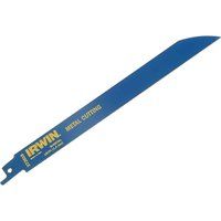 Irwin 818R Reciprocating Saw Blades for Metal 200mm Pack of 25