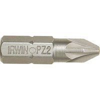 Irwin 10504398 PZ2 Screwdriver Bit, 25mm, Pack of 2