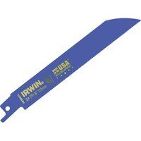Irwin 10506425 624R 24TPI Sabre Saw Blade for Metal Cutting, 150mm, Pack of 2