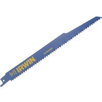 Irwin Sabre Saw Blade Nail Embedded Wood 956R 225mm Pack of 2 IRW10506430