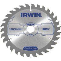 Irwin 1897090 Circular Saw Blade 150 x 20mm x 30T ATB