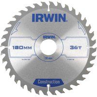 Irwin 1897196 Circular Saw Blade 180 x 30mm x 36T ATB